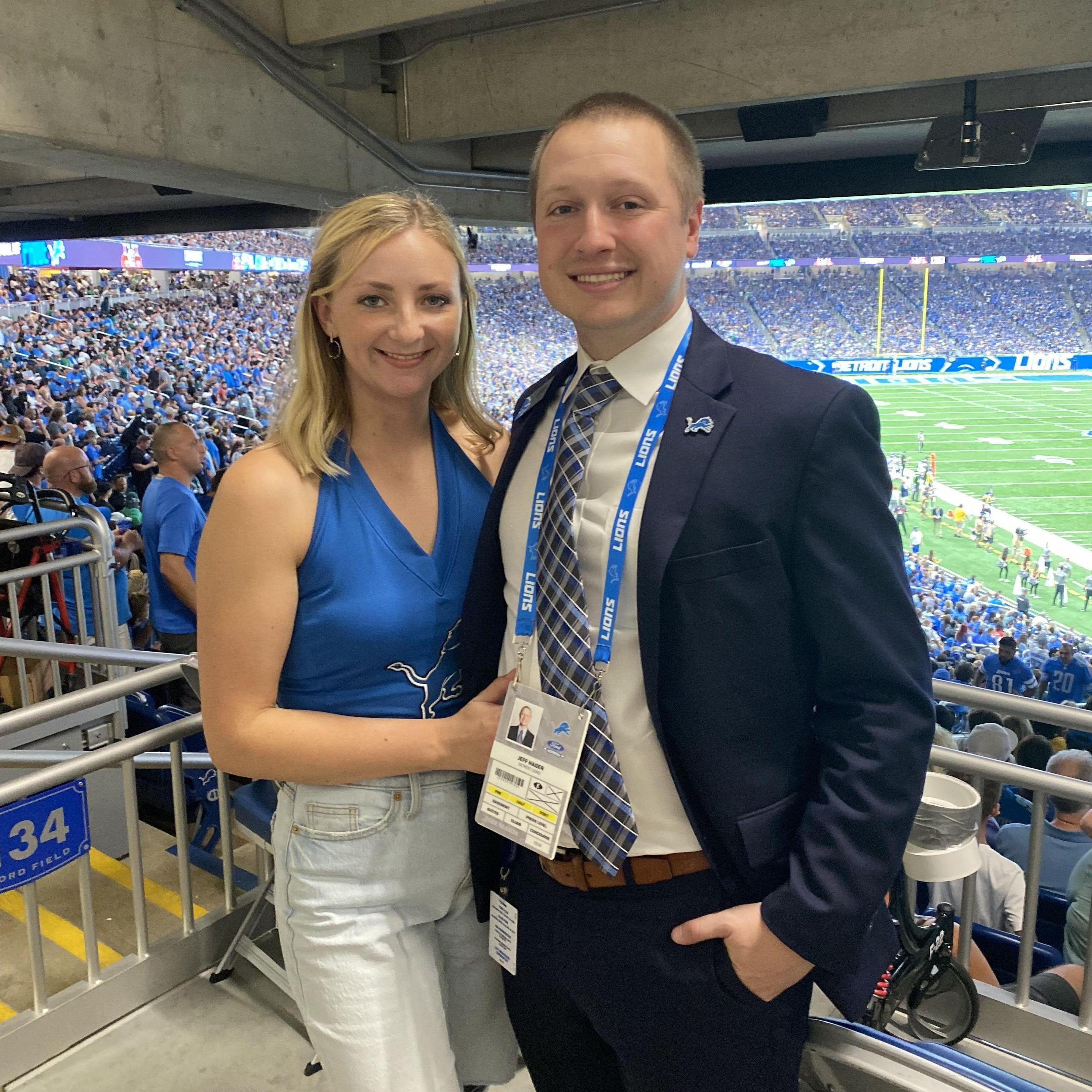 Jeff's first season with the Detroit Lions. Also, when Casey began FINALLY learning the rules of football.