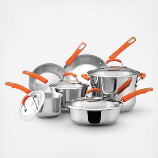 10-Piece Stainless Cookware Set