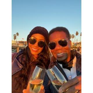 Cheers to us and cheers to you! (Santa Monica Beach, CA)