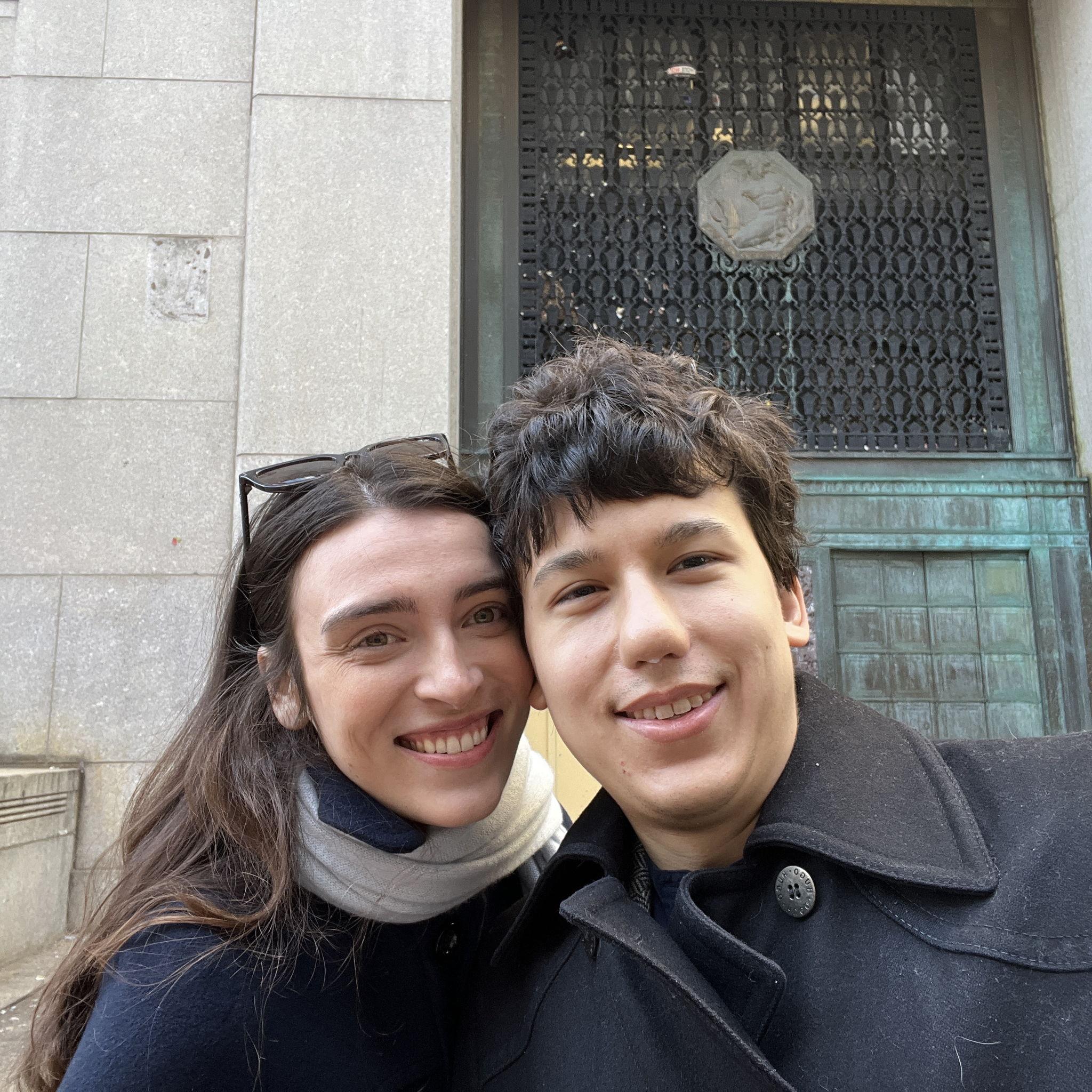 Getting our marriage license at Manhattan City Hall, November 2025