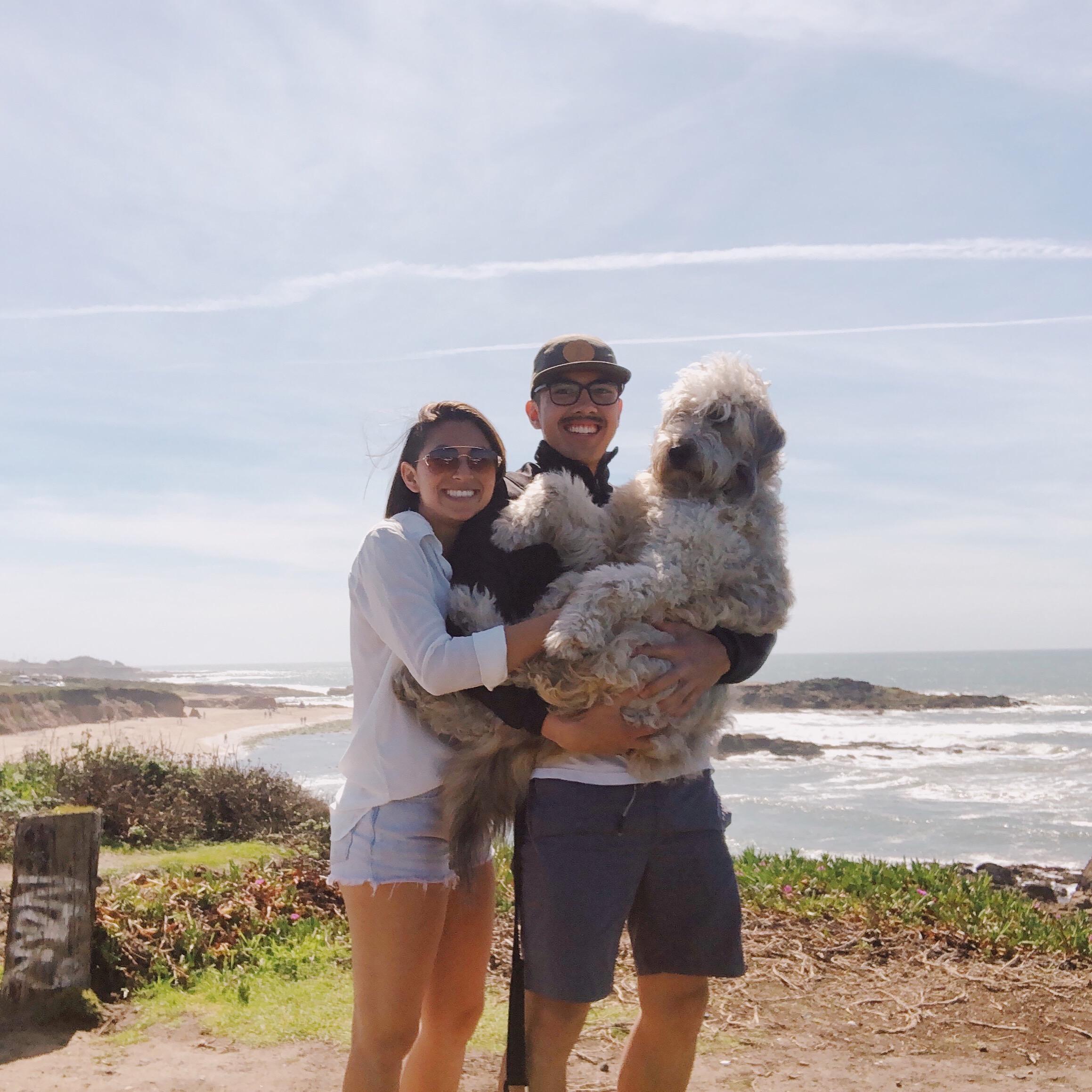 Beach Day with our baby.
