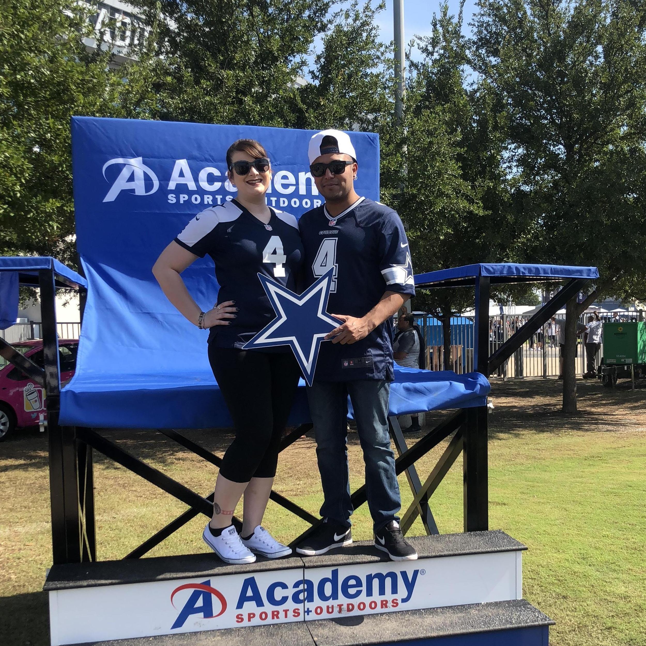 My first Cowboys game!