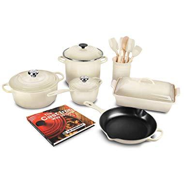 Le Creuset 16-piece Cookware Set (Meringue)