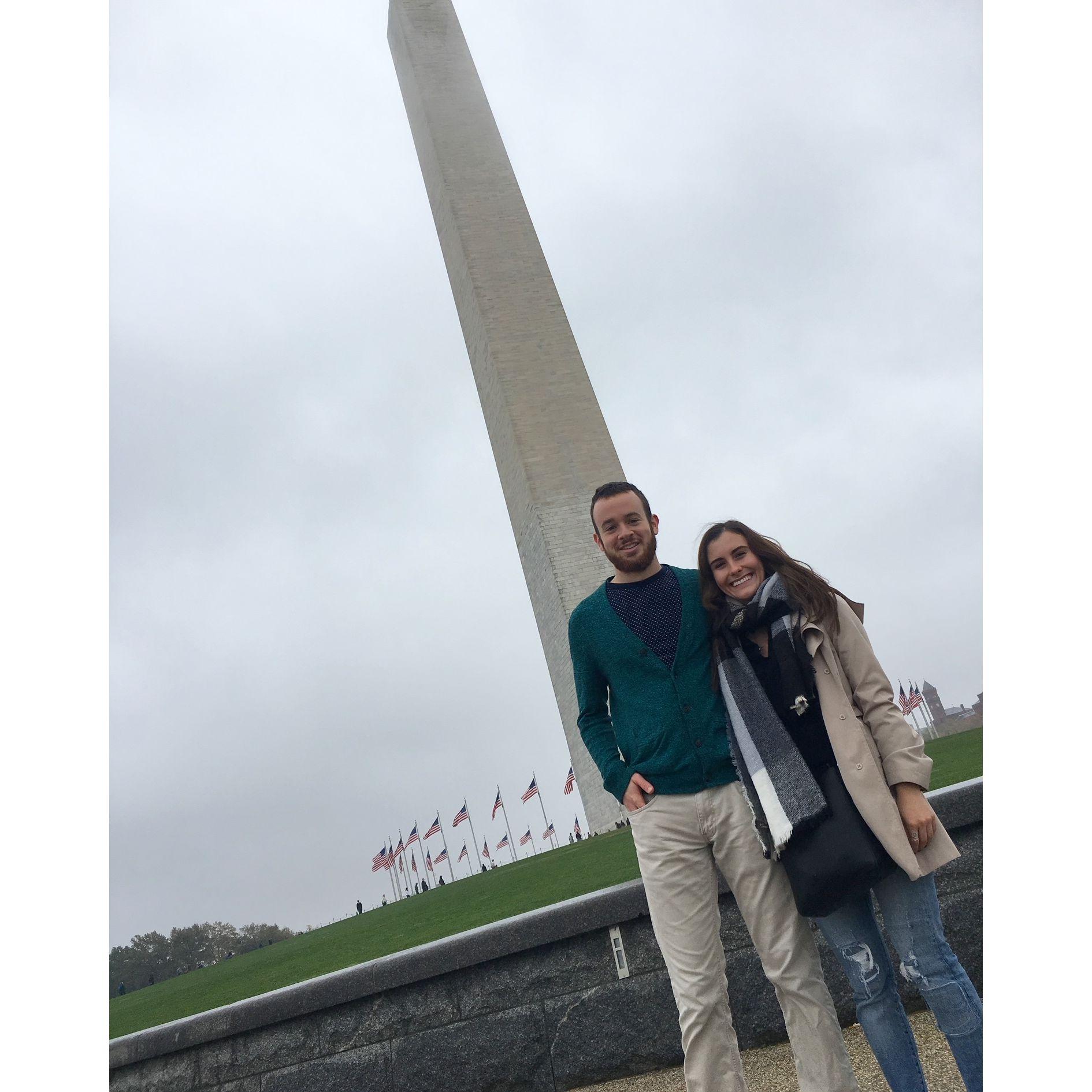 One of our many trips to Washington, DC during four years of long-distance.