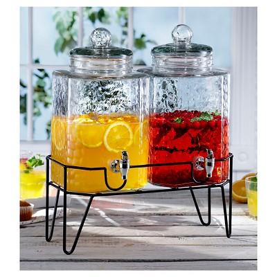 American Atelier Hamburg Beverage Dispenser with Tag Set of 2