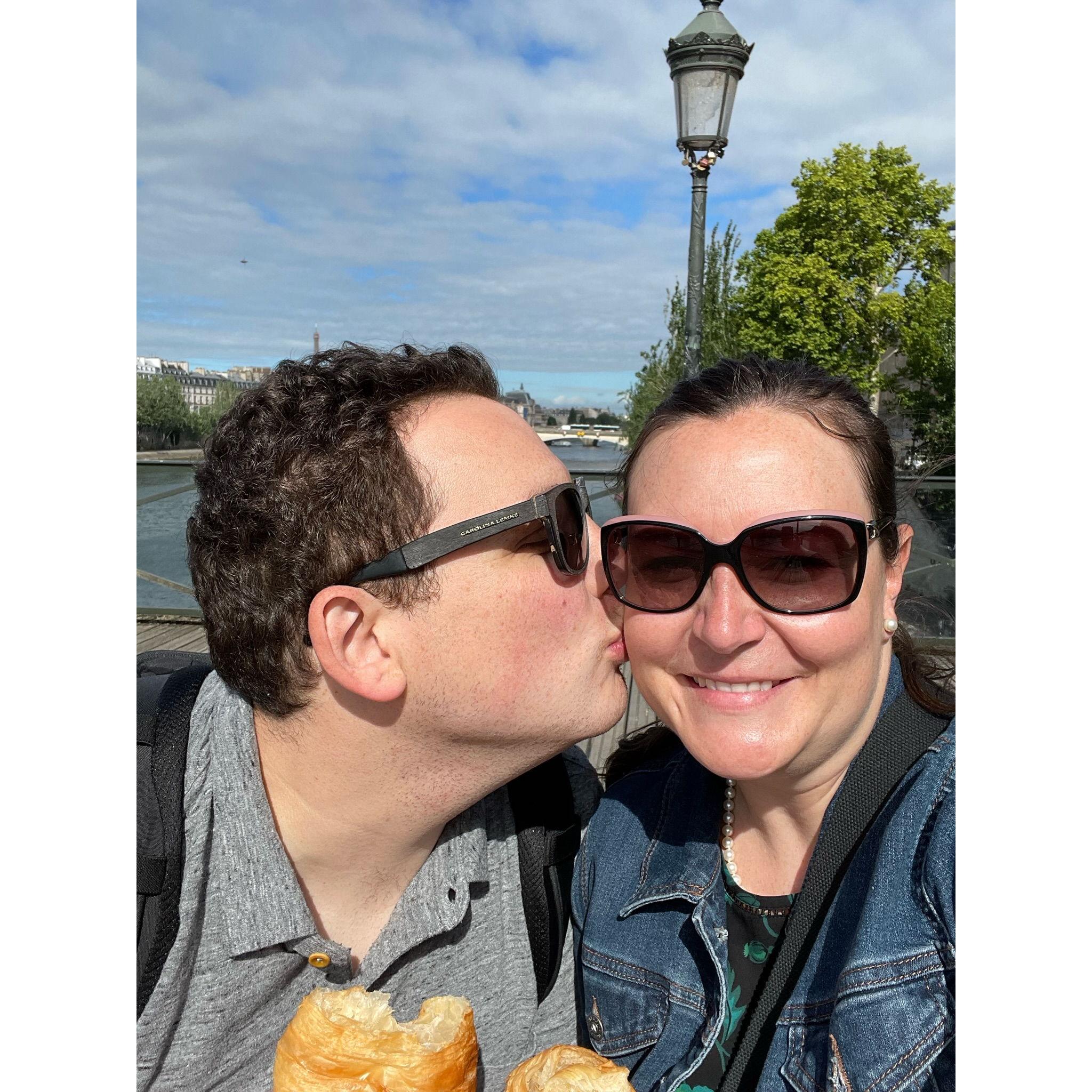 Did you even go to Paris if you didn't eat baguettes on a bridge over the Seine?