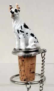 Great Dane Bottle Stopper (Harlequin)