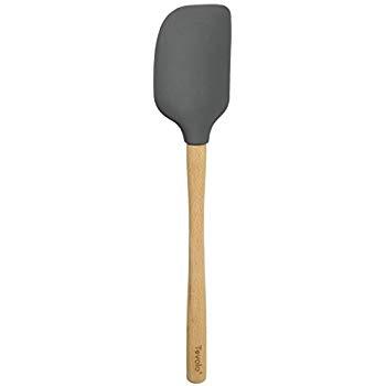 Tovolo Flex-Core Wood Handled Spatula - Charcoal