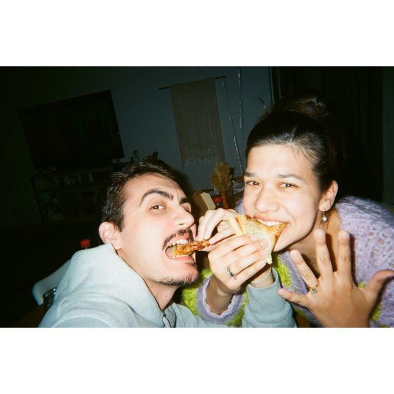 Celebrating with allergy free pizza! #Engaged