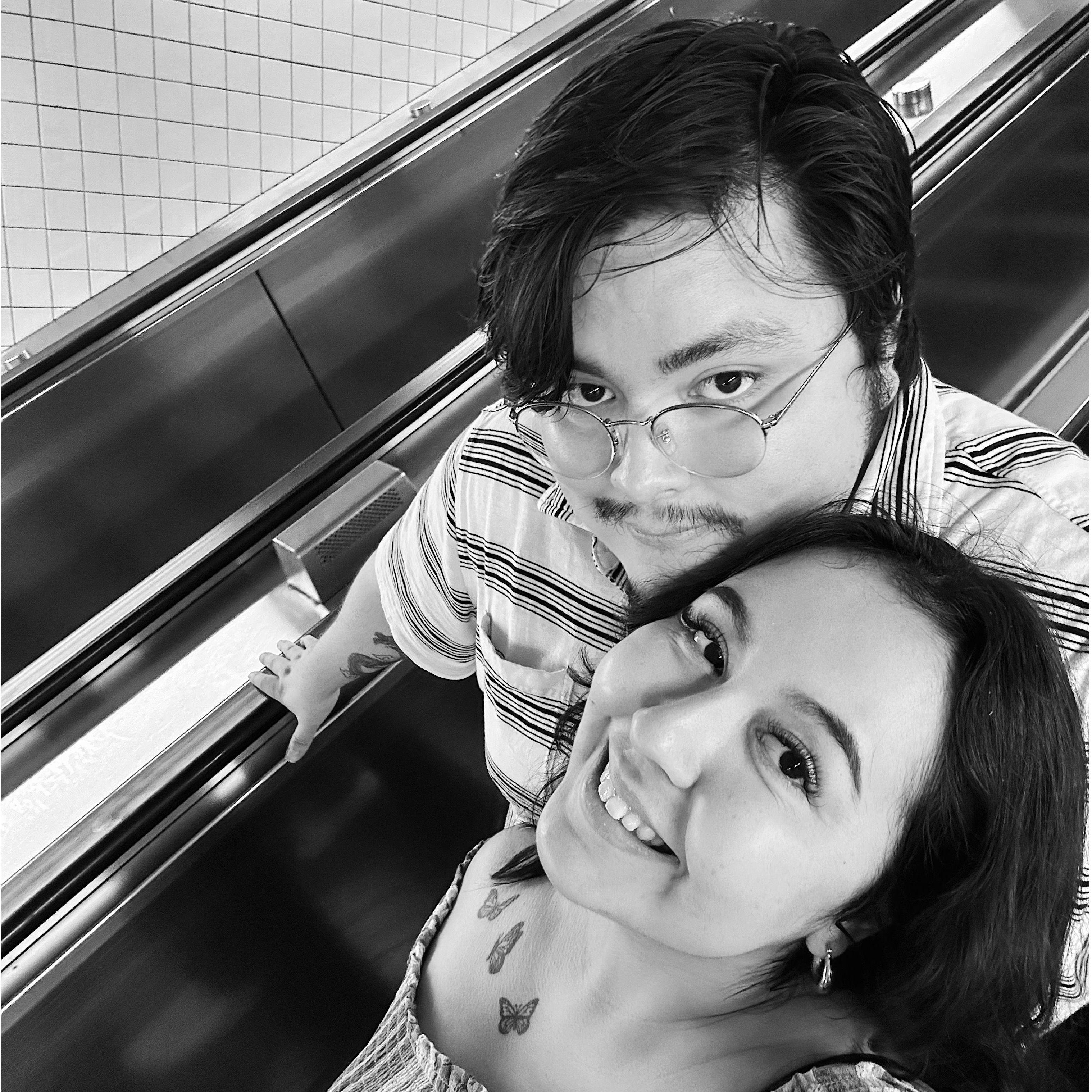 We braved the subway tunnels in NYC together!