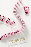 Rose Twist Acrylic Dominoes Set