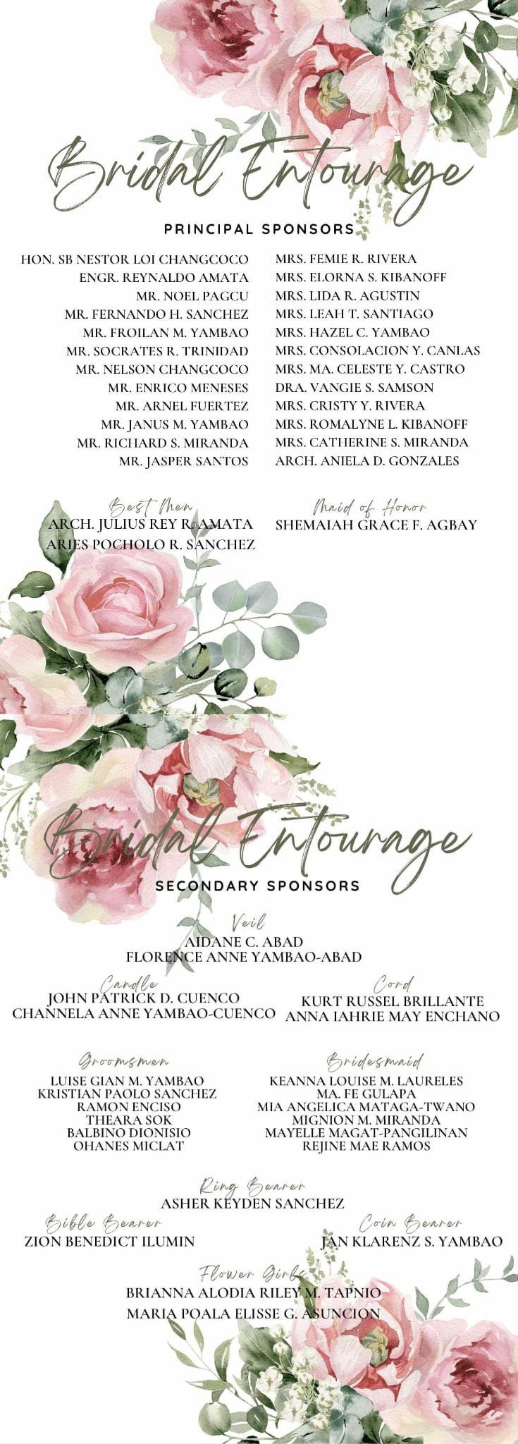 The Wedding Website of Lian Yambao and Tan Changcoco