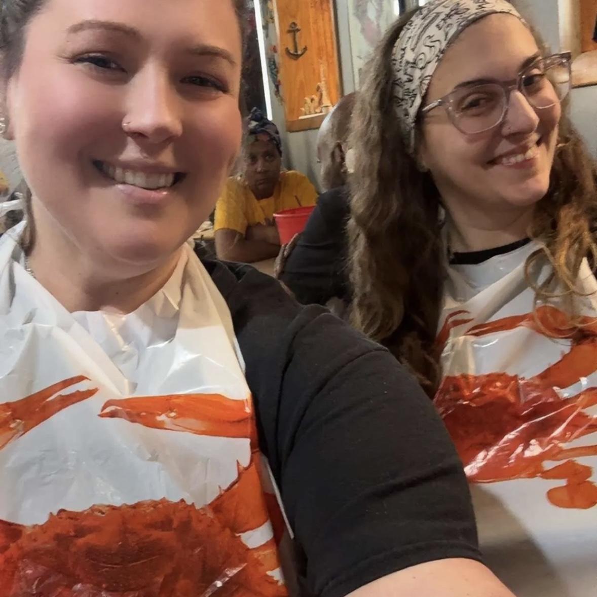 gettin' our crab on!