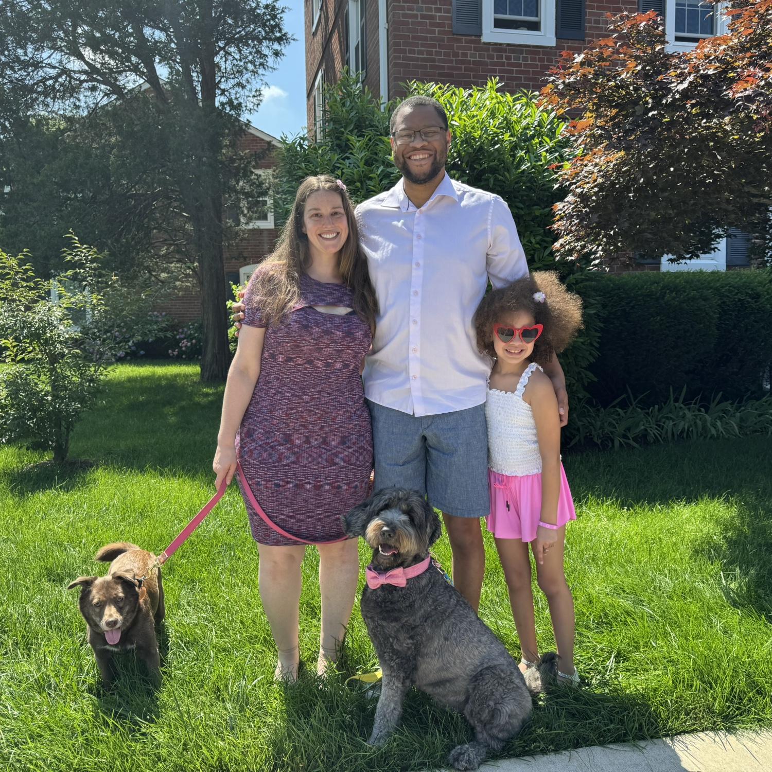 Norah insisted we do a family picture day. Peppers brought out his nice collar