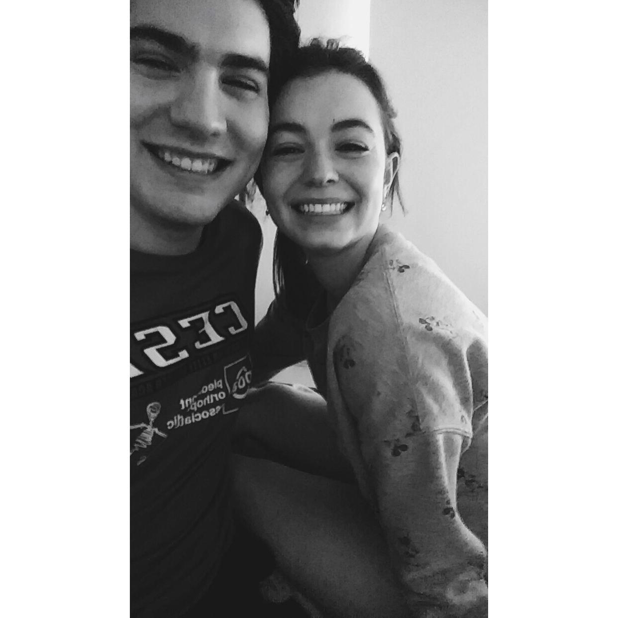 First year of dating.