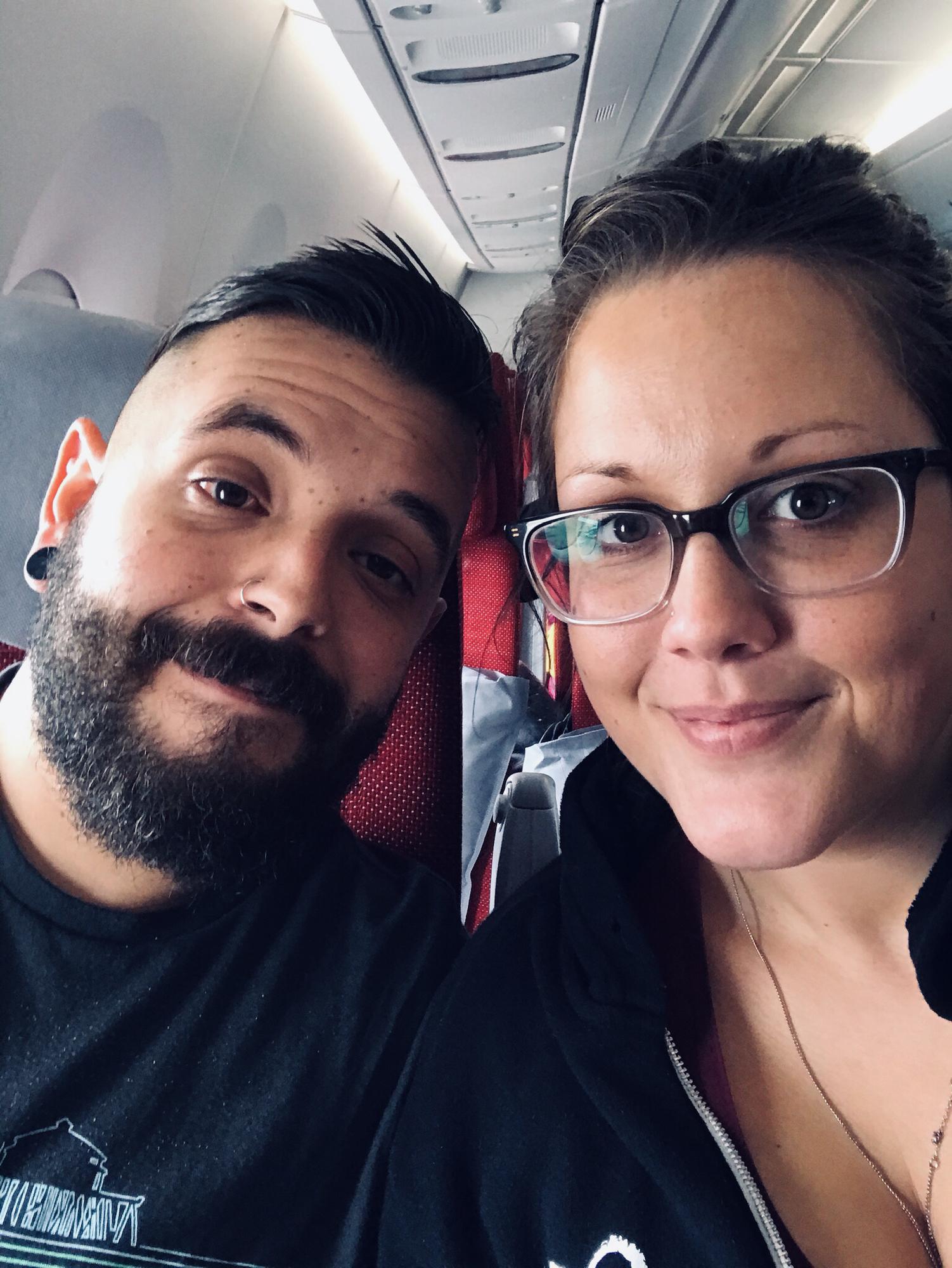 Beginning flight for our SE Asia trip