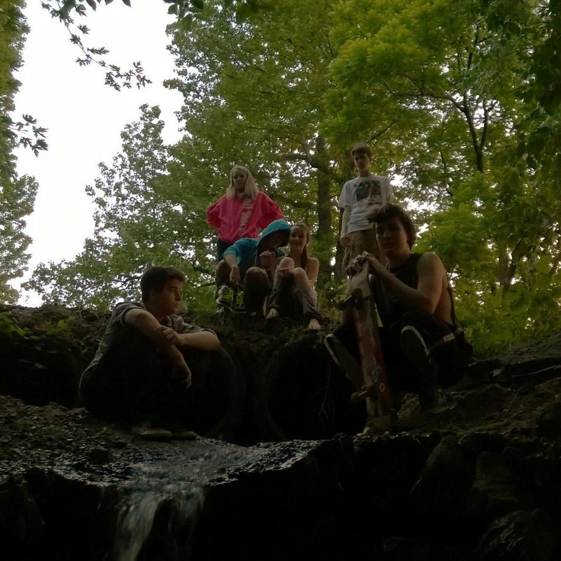 This photo marks one of our first adventures with friends. It was taken by Conner (groomsman) and also features Hunter (groomsman) and Laura (bridesmaid). - May 22, 2015