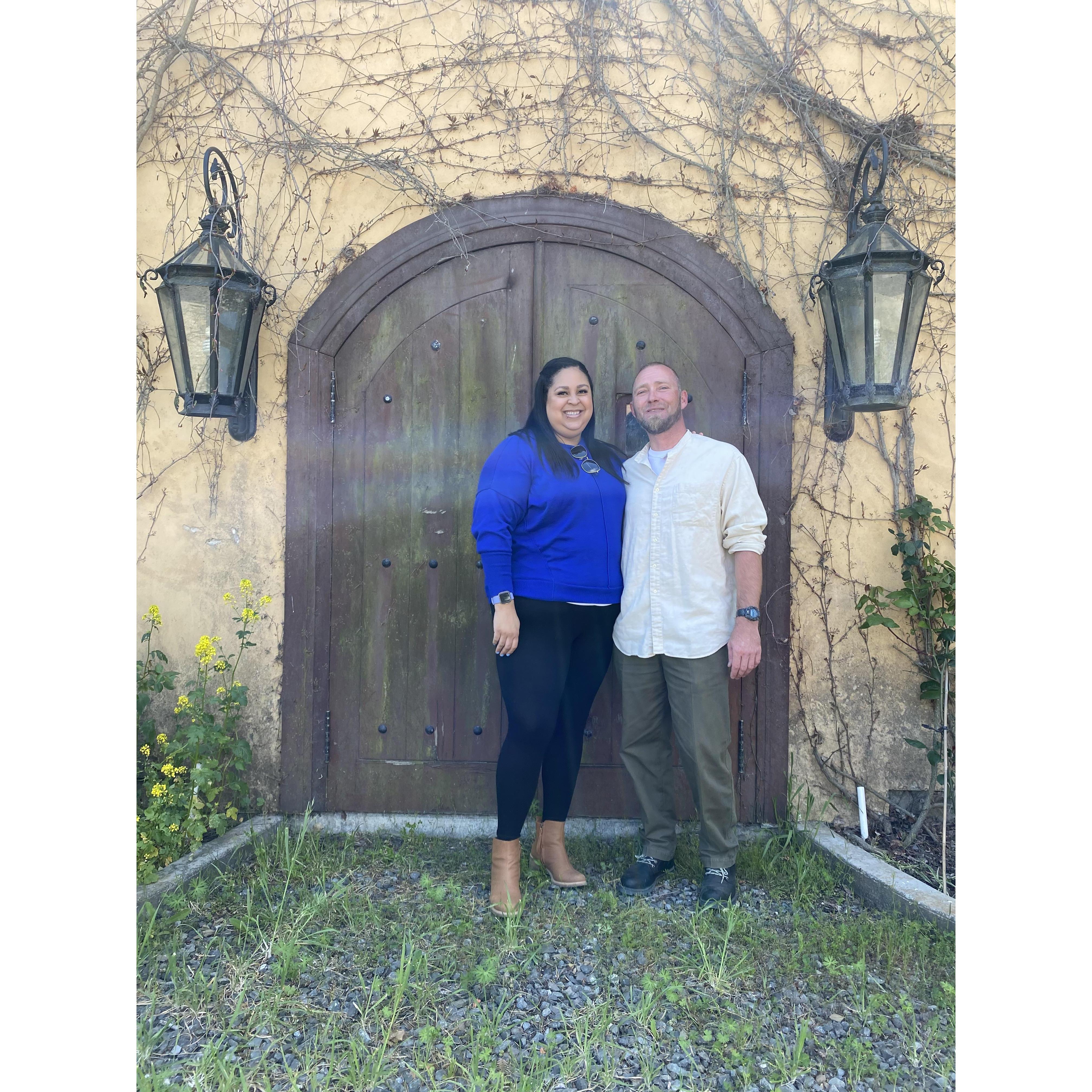 Visiting our favorite winery, Azari in Petaluma!