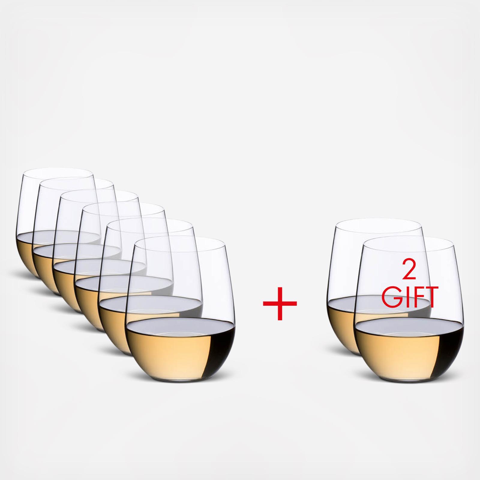 Riedel O Viognier/Chardonnay Wine Glass, Set of 8