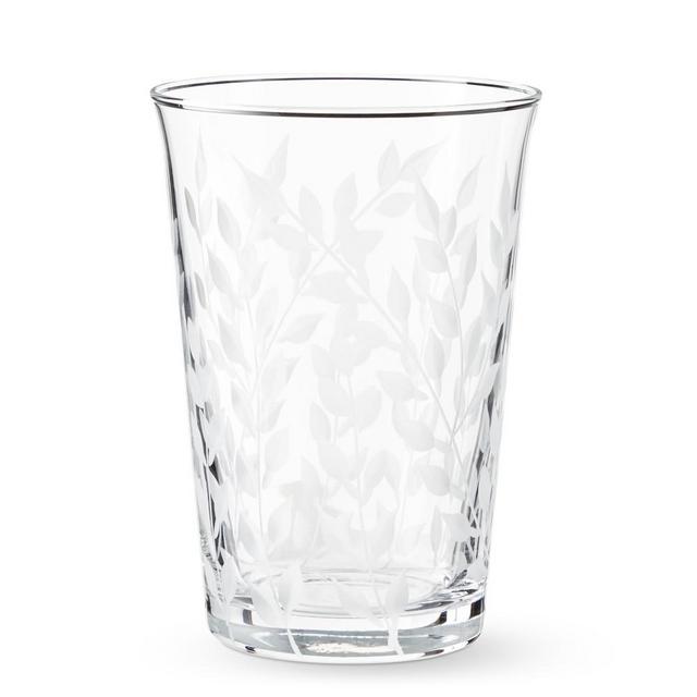 Leaf Cut Tumblers, Set of 4