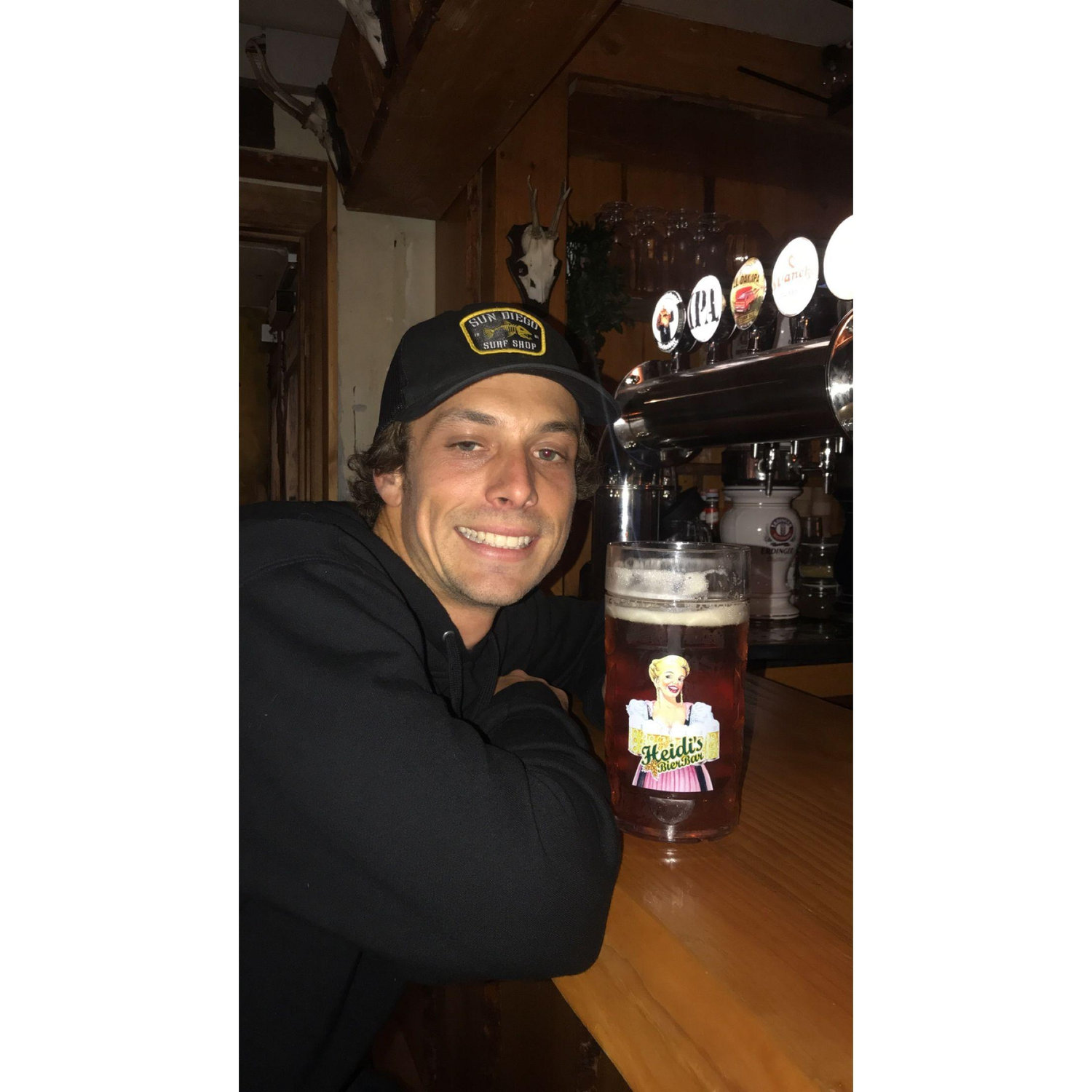 Sebastian's first night in Denmark after flying to meet me after my study abroad!