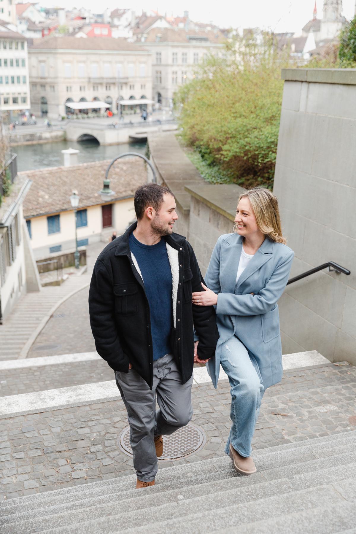 A photo from our engagement shoot in Switzerland!