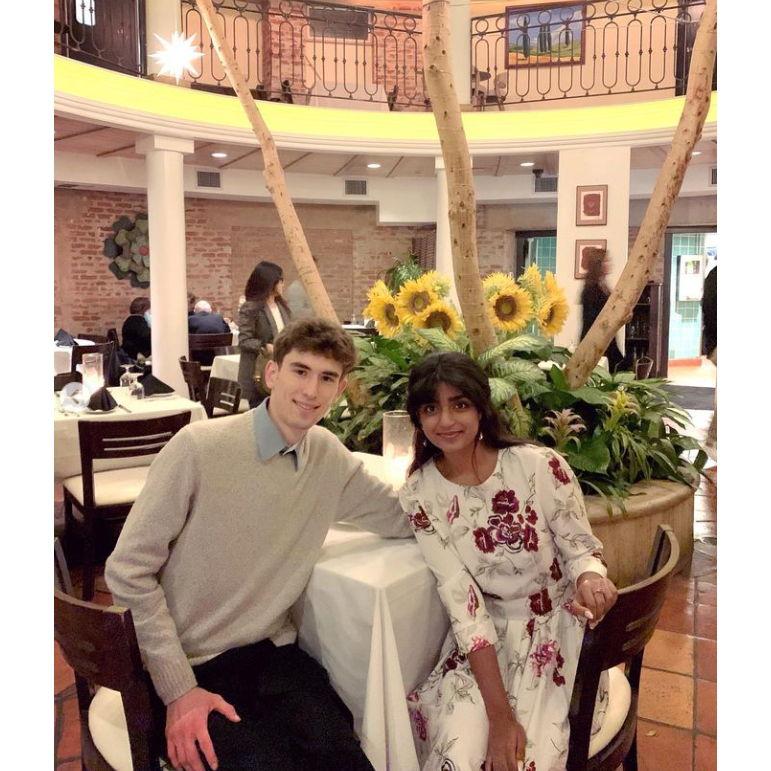 Our 2nd anniversary at our favorite Italian restaurant in LA, Skylight Gardens
