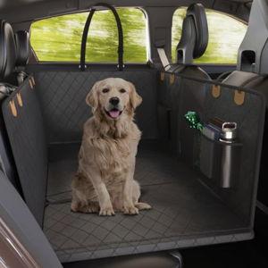 KATZIELA Extended Back Car Seat Cover, Large, Black