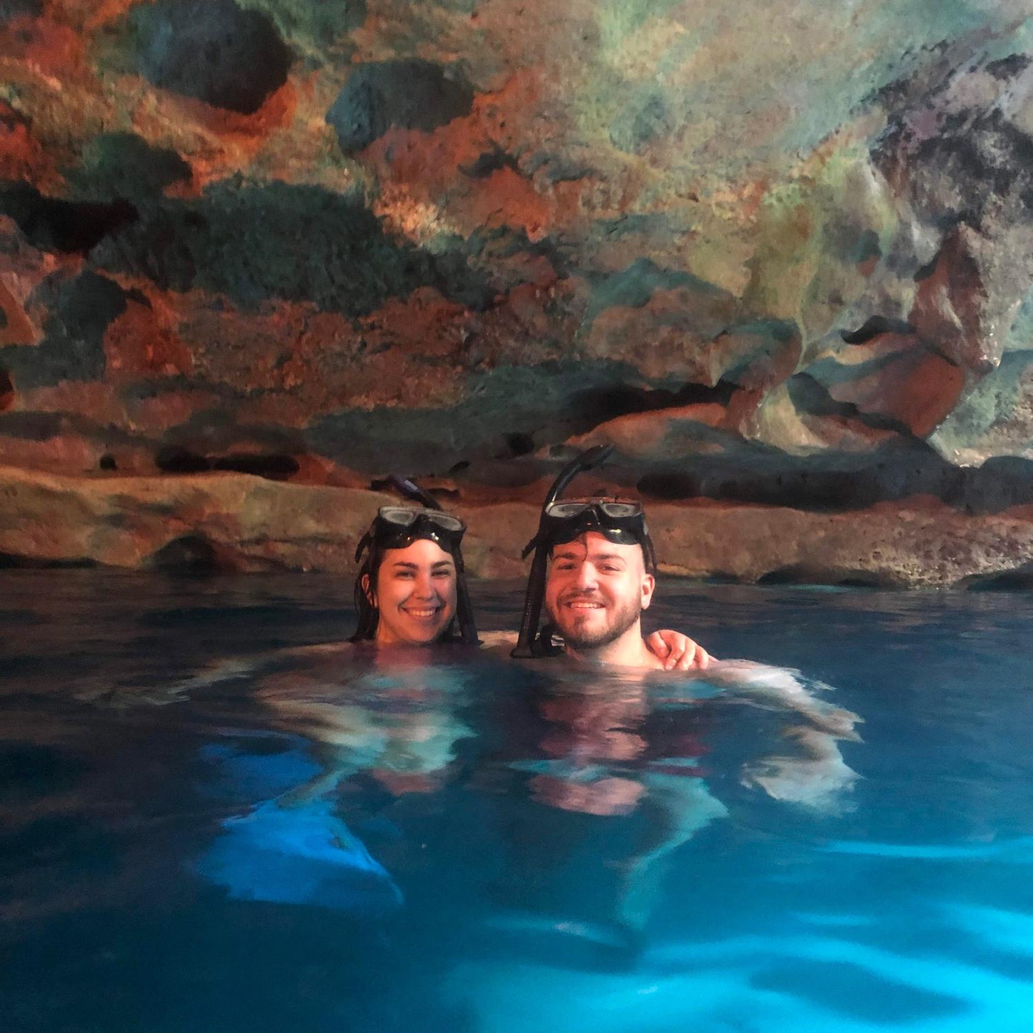 Celebrated our 1 year anniversary at Devils Den