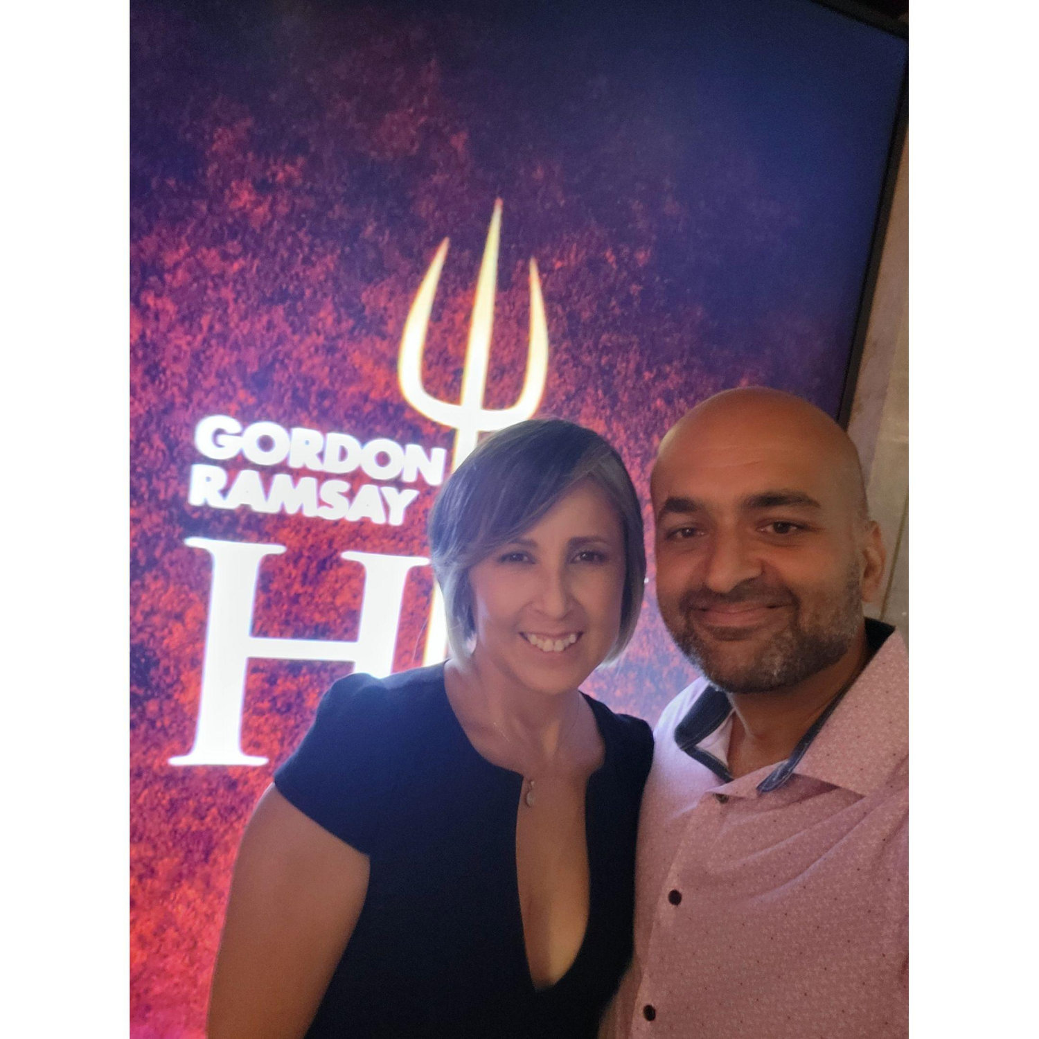 We're both big foodies! One of my bucket list items was to eat dinner at the famous Hell's Kitchen. He made that a wish come true in June of 2024. The food was delicious!