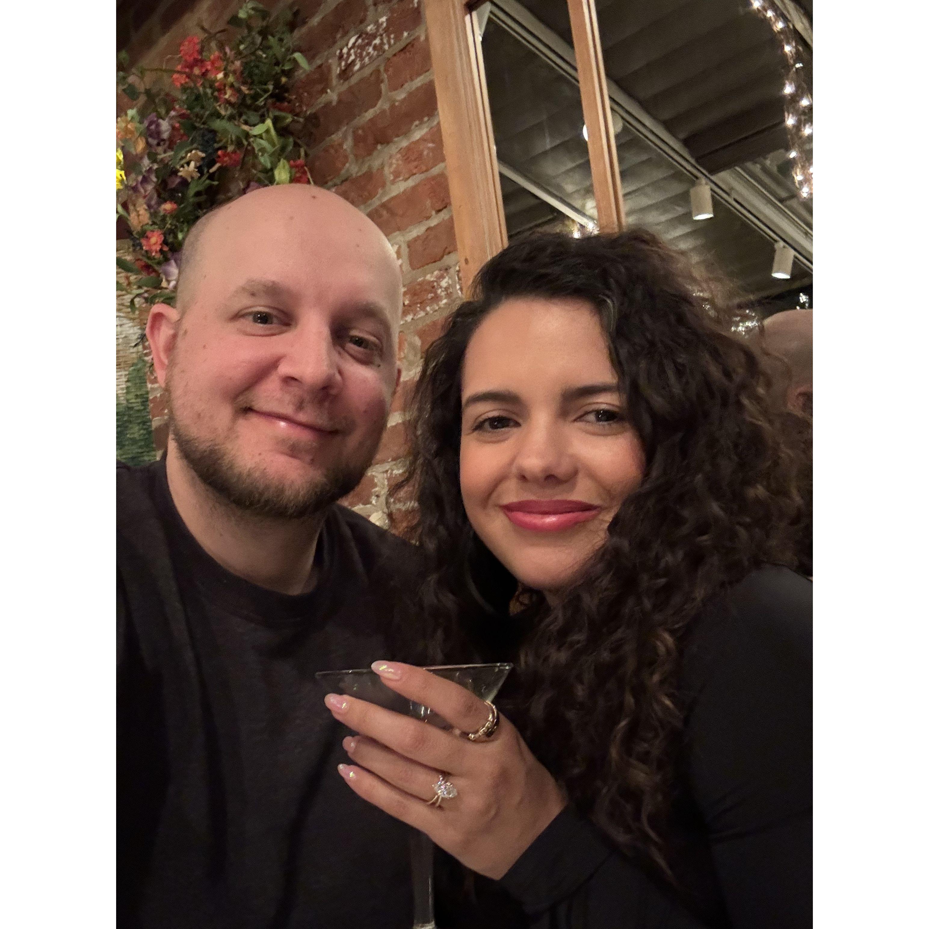 The night we got engaged :)