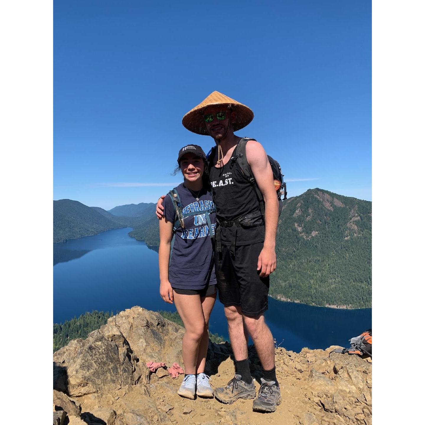 8/1/23 Hiked Mountain Storm King Trail at Olympic National Park