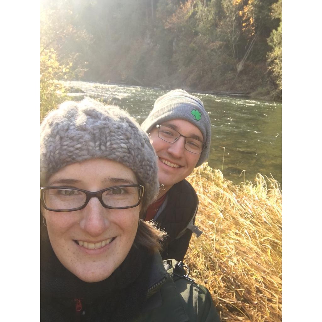 Hiking at Flaming Geyser State Park