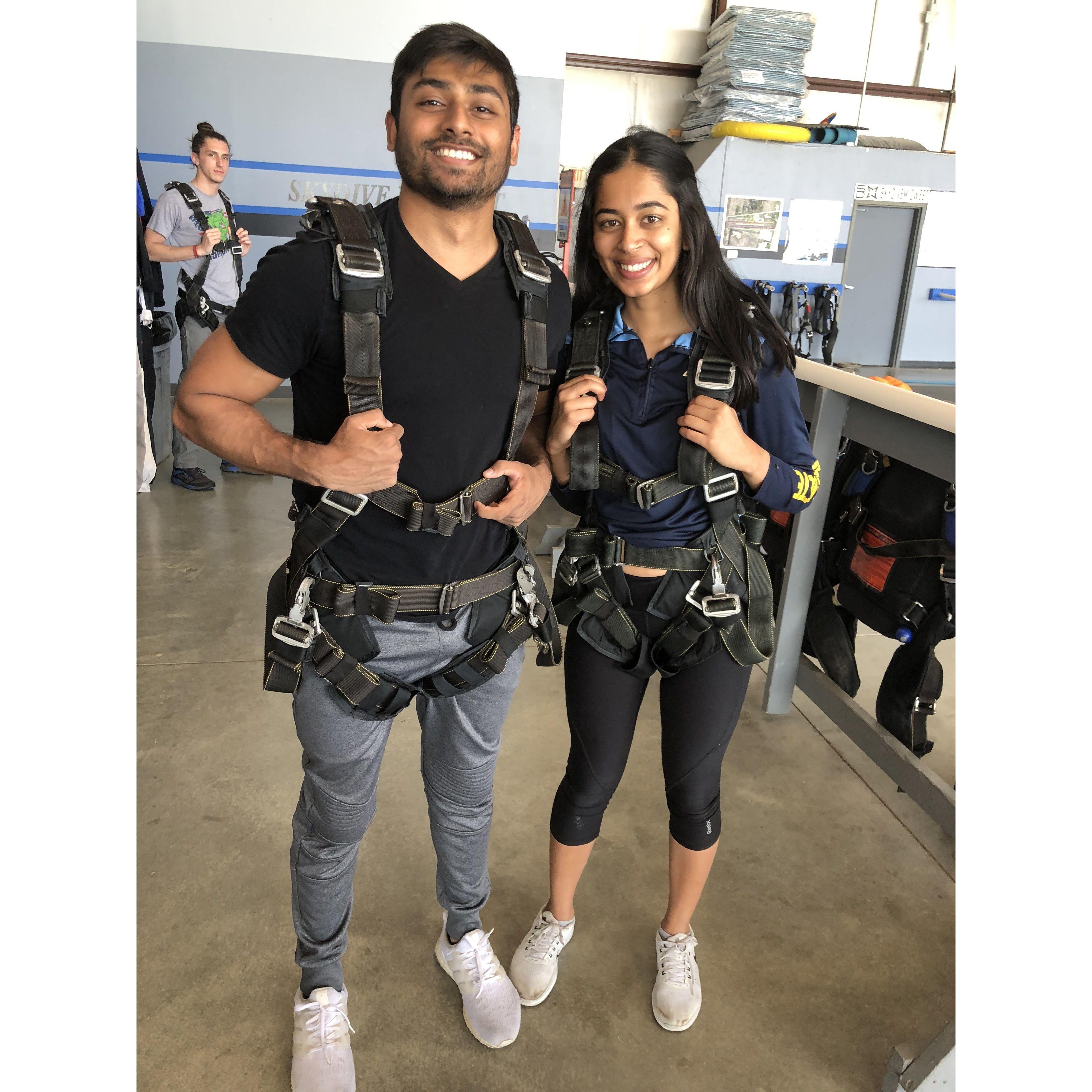 Skydiving