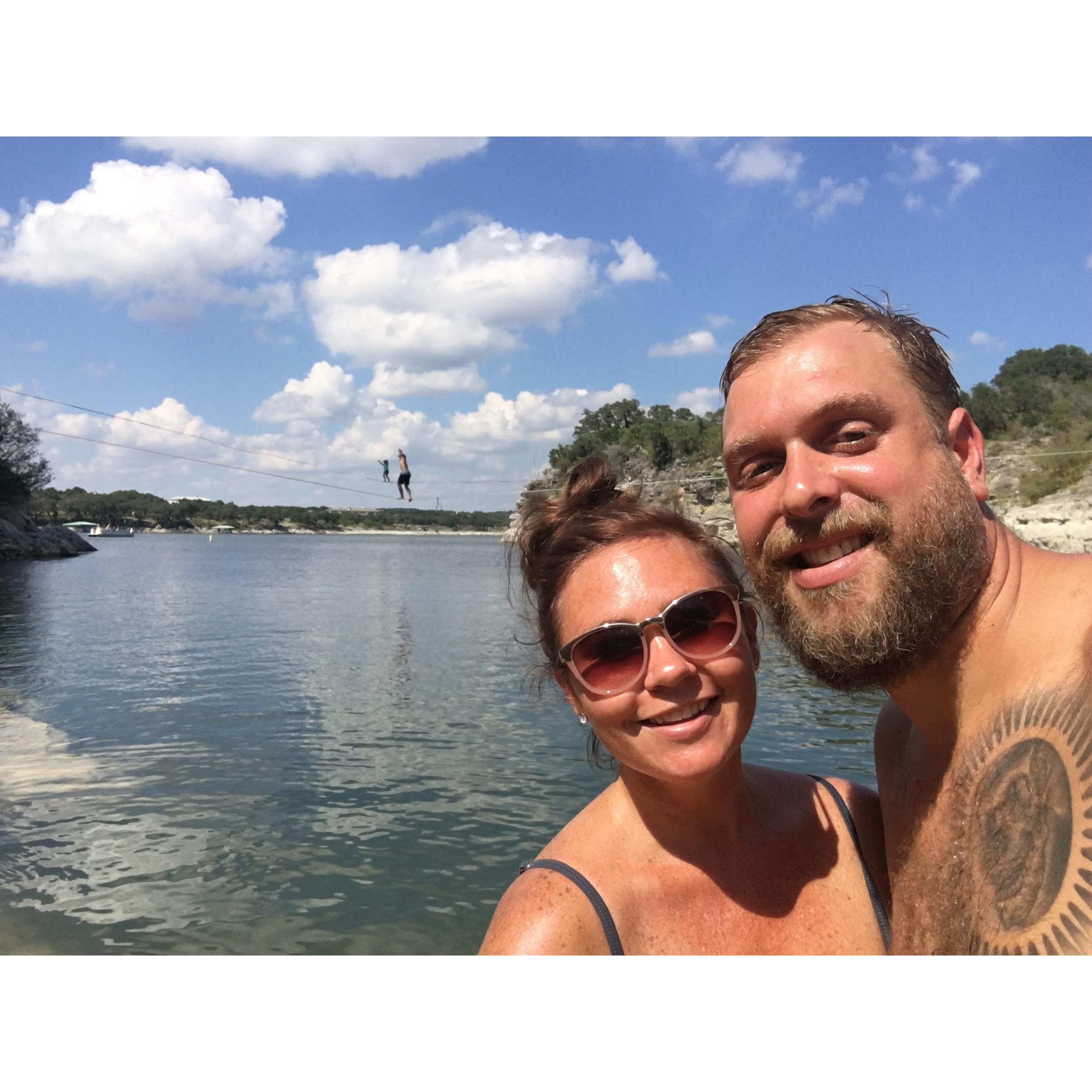 At Pace Bend Park in Austin, TX.