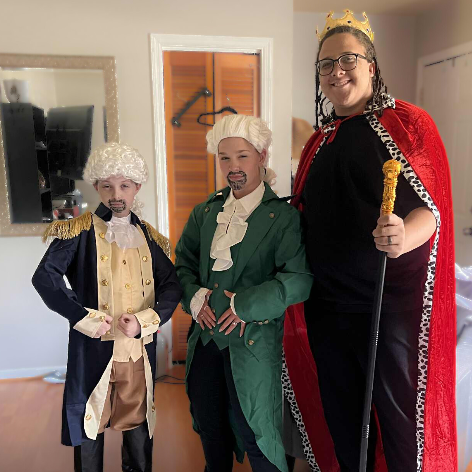 We never miss a chance to dress up #HamilTEN (and yes, we did sing in the theatre) π