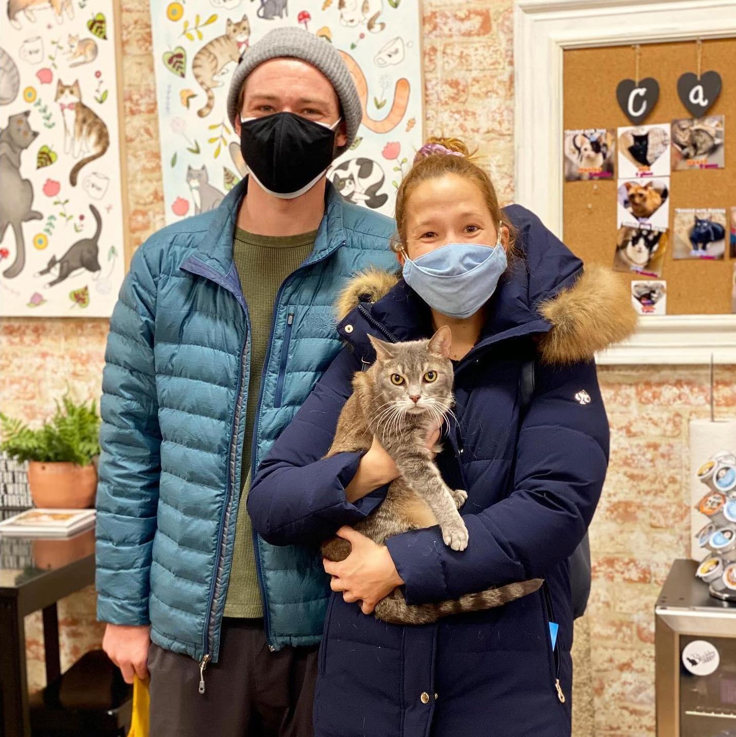 Adopted the best cat in the world. January 21, 2021.