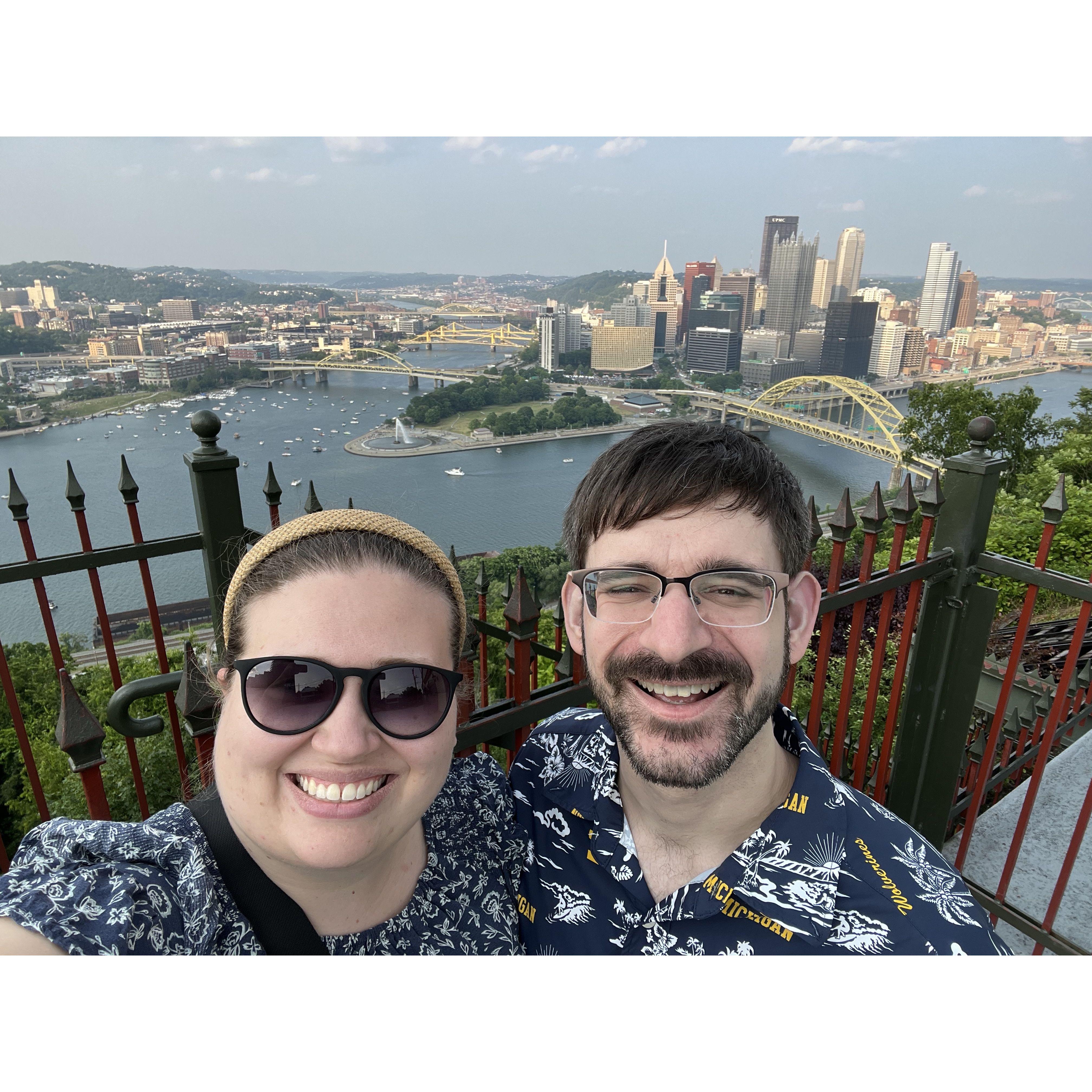 The top of the Duquesne Incline in Pittsburgh, Pennsylvania in June 2023.