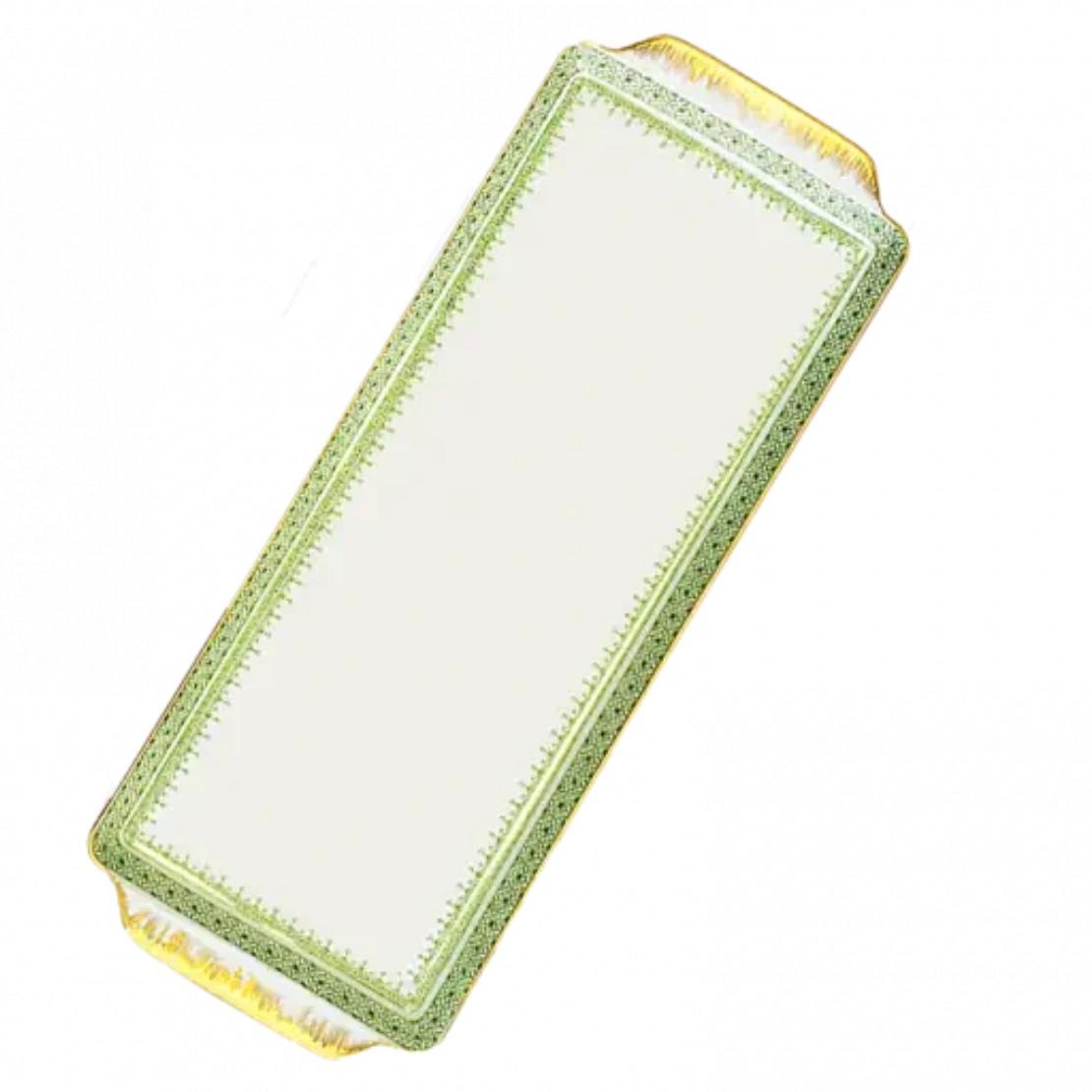 APPLE GREEN LACE SANDWICH TRAY