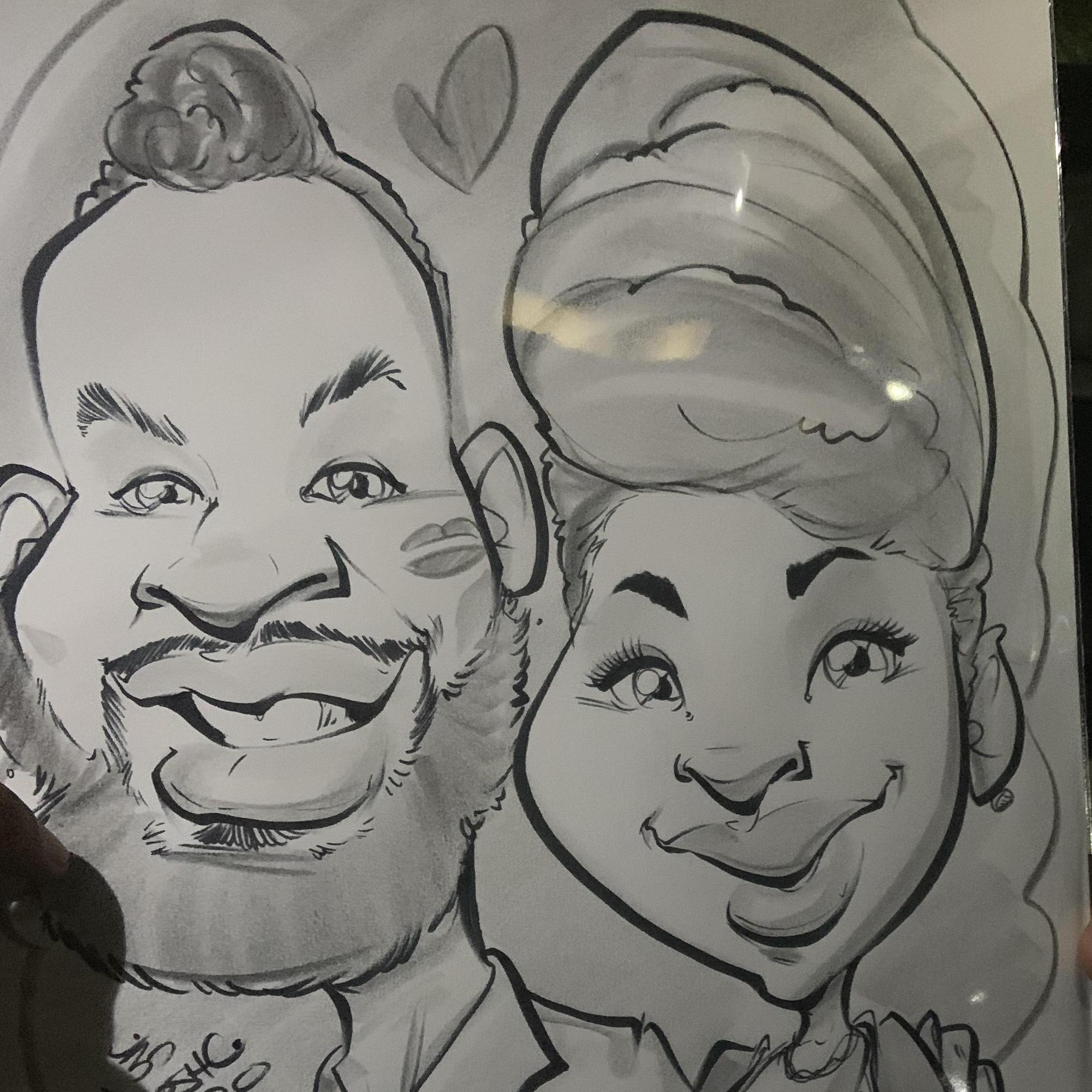 Our first painting of one another!