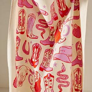 Hey Cowgirl Oversized Dish Towel