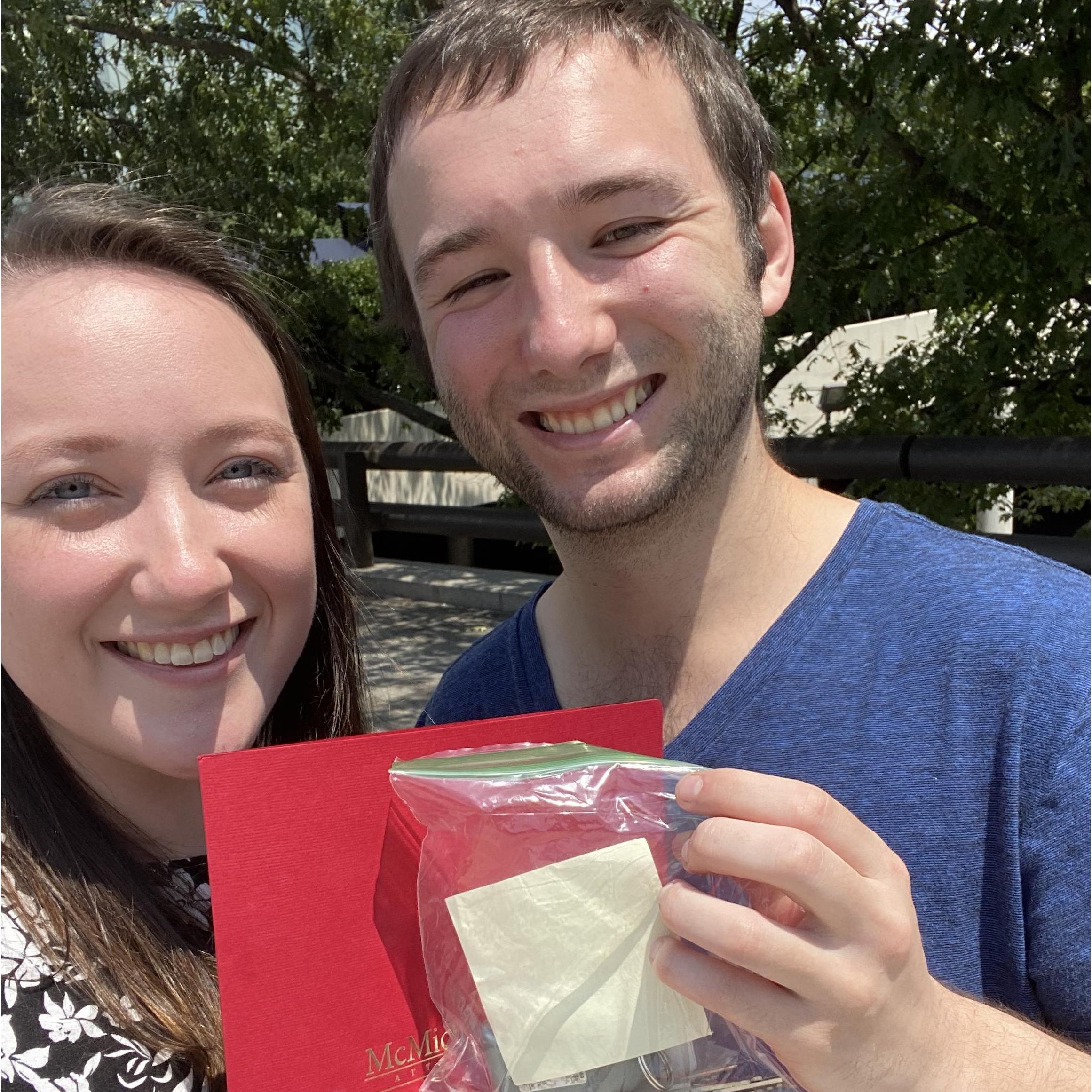 In 2020 we bought our first home together