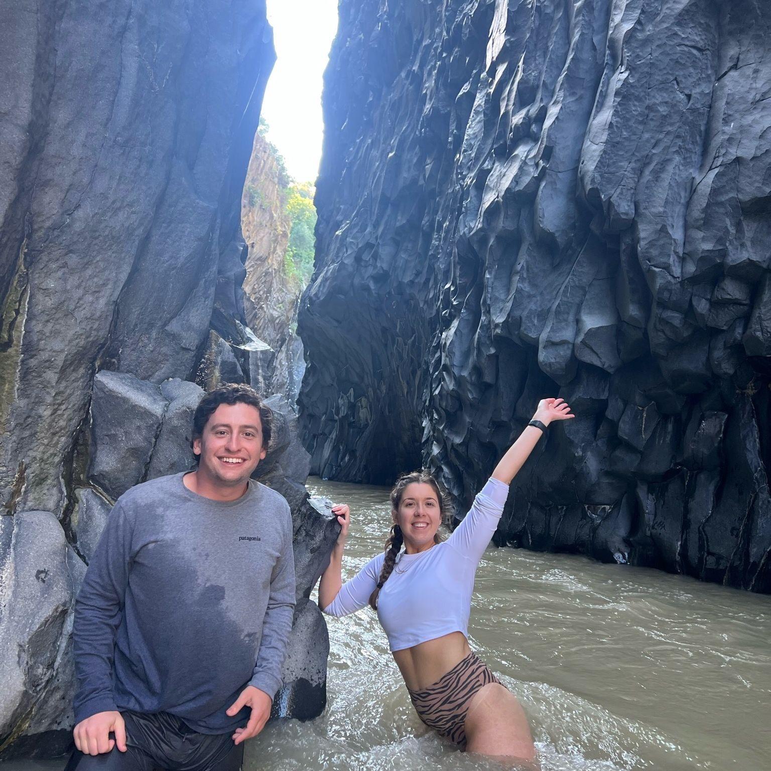 The Alcantara Gorge, Sicily Italy