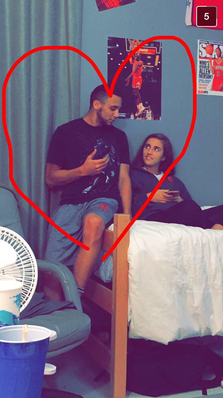 Our first photo together captured by Kait