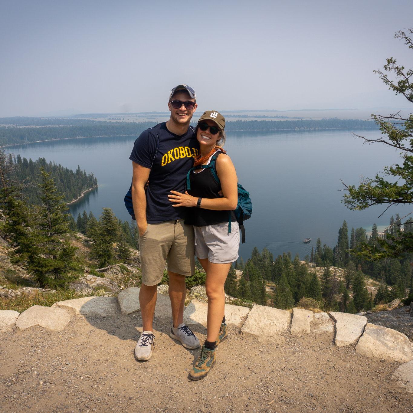 Many views enjoyed together :) This one in the Tetons.