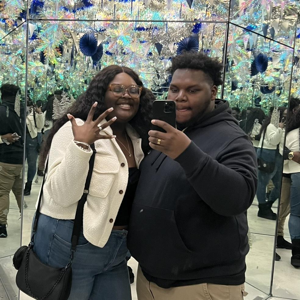 The day after our engagement