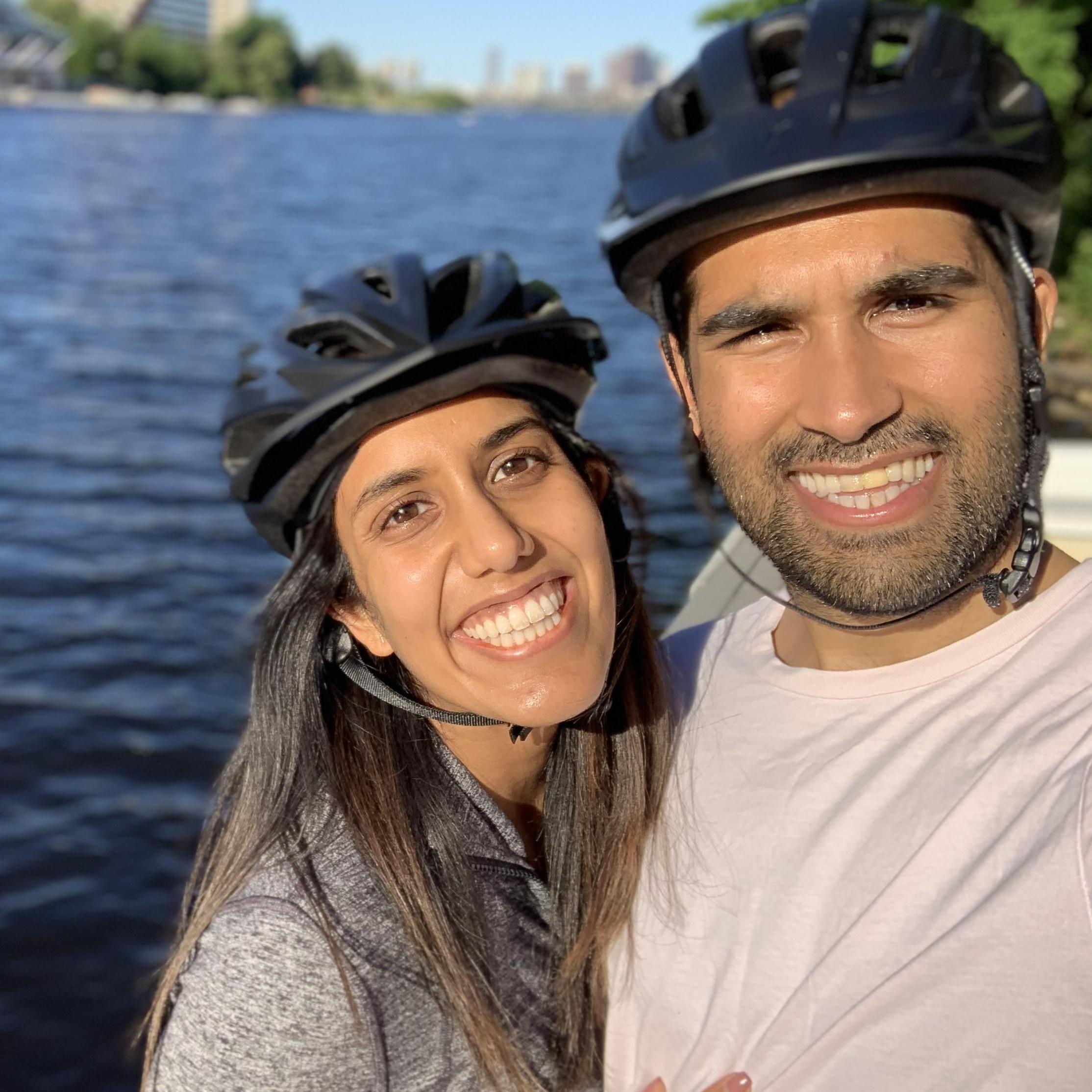 Biking around Boston