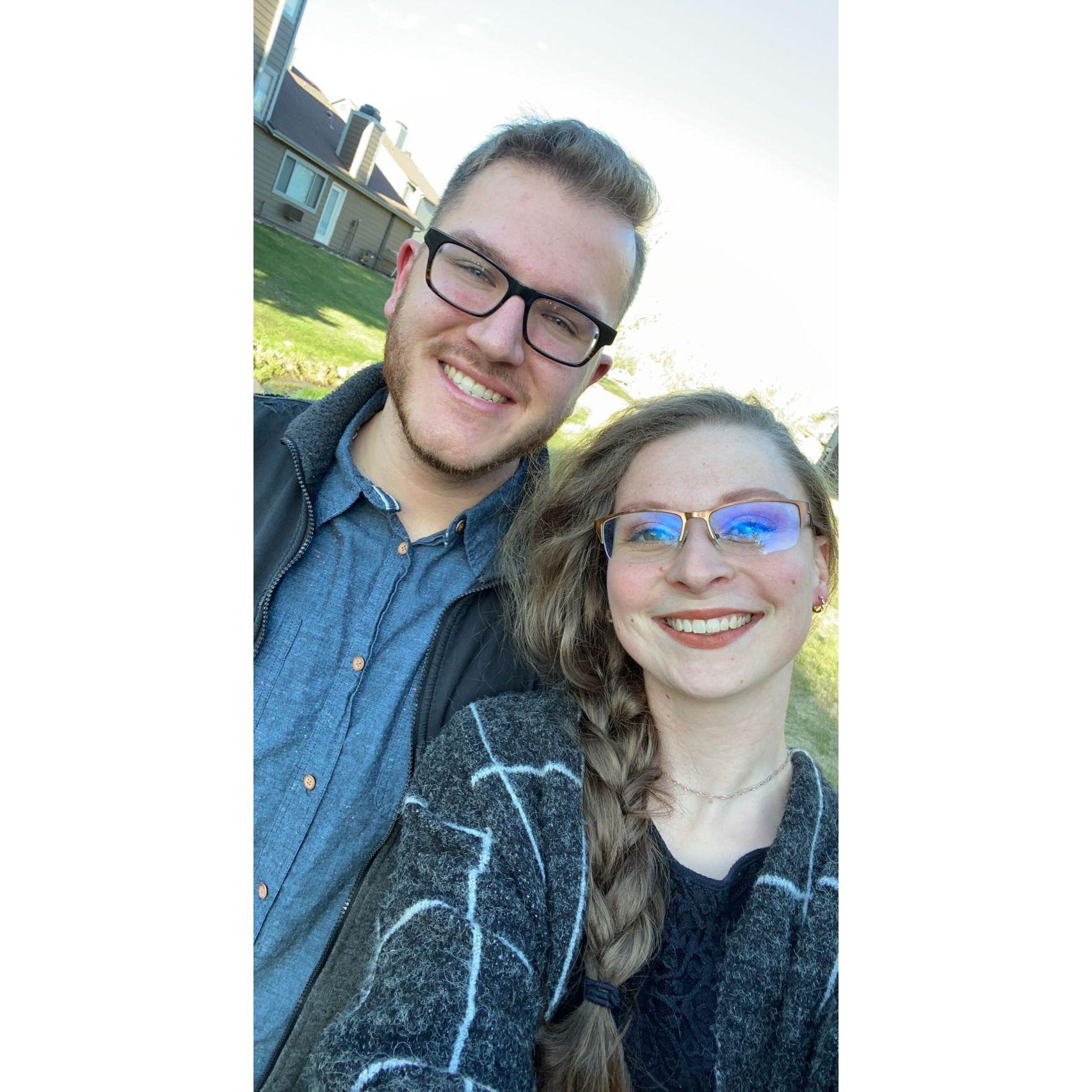 April 29th, 2022: Out to dinner for Alex's 27th birthday