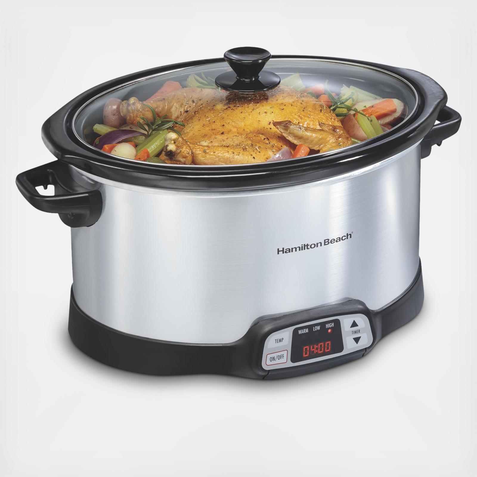 Hamilton Beach, Programmable Countdown Slow Cooker - Zola