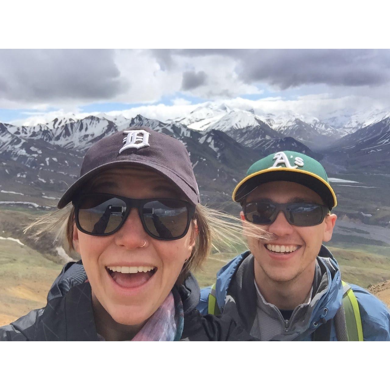 Hiking through Denali National Park in 2016